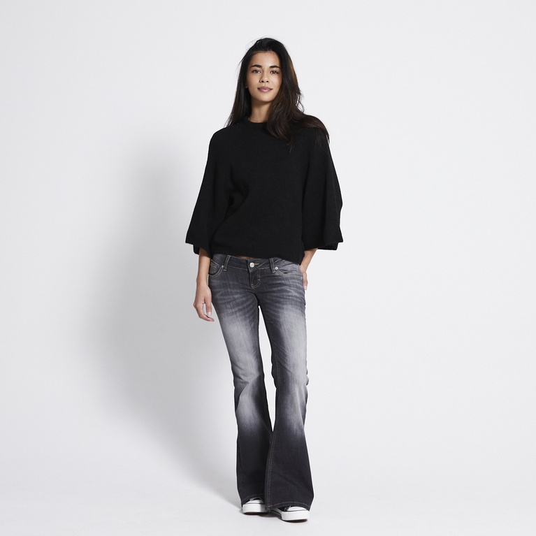 Wide sleeve knit tee "Perla"